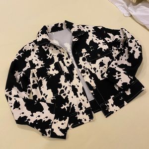 Cow Print Jacket